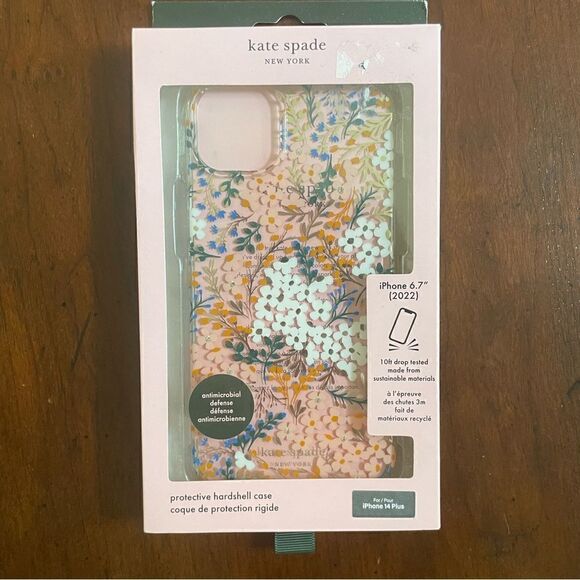 Kate Spade iPhone 14 Plus Floral Case - Picture 2 of 9